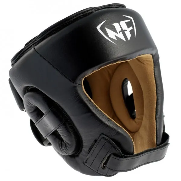 Nordic Fighter Boxing Helmet Musta Nyrkkeilykypärä Large