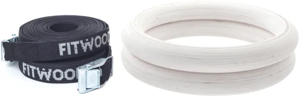 FitWood ULPU Voimistelurenkaat 28mm - Glazing-pinta / Musta Hihna